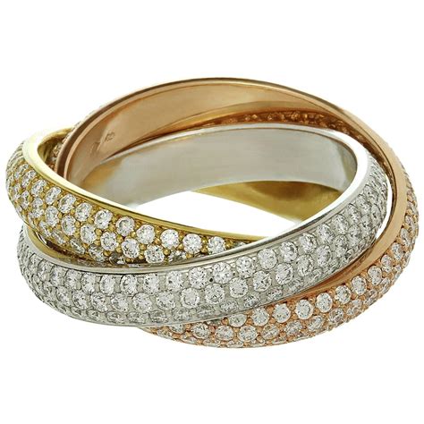 cartier ring 3 color|cartier trinity ring buy online.